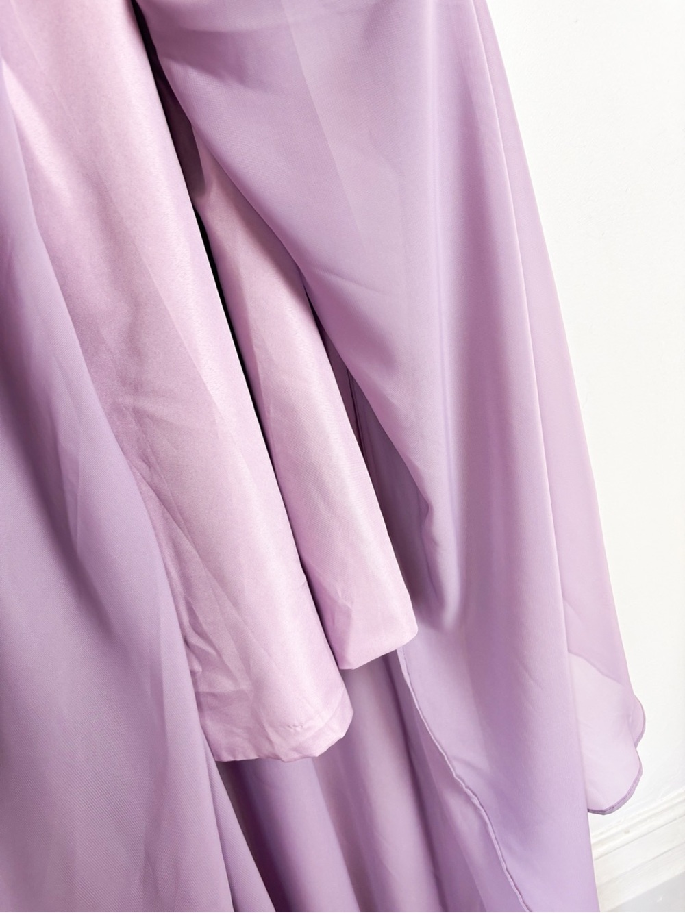 NWT Lavetir Lavender Purple Chiffon Bridesmaid Maxi Dress Sz A18 - Picture 10 of 13